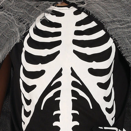 Halloween Jurk Meisje Skelet Reaper van Fiestas Guirca koop je bij Partywinkel