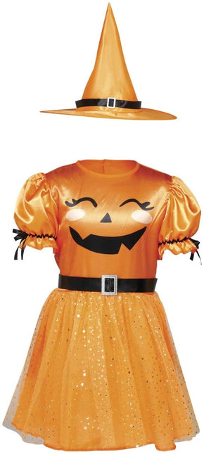 Halloween Jurk Oranje Kind Heks van Fiestas Guirca koop je bij Partywinkel