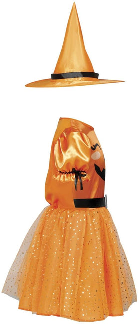 Halloween Jurk Oranje Kind Heks van Fiestas Guirca koop je bij Partywinkel