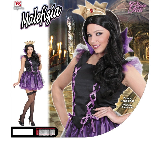 Halloween Jurk Paars Dames Melfizia van Widmann koop je bij Partywinkel