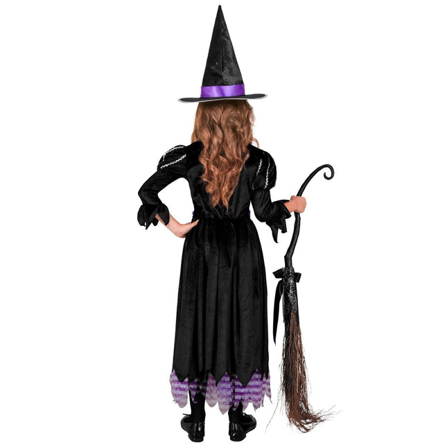 Halloween Jurk Paars Meisje Heks van Widmann koop je bij Partywinkel