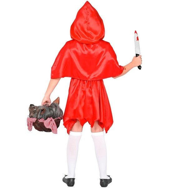 Halloween Jurk Rood Kind Zombie Roodkapje van Widmann koop je bij Partywinkel