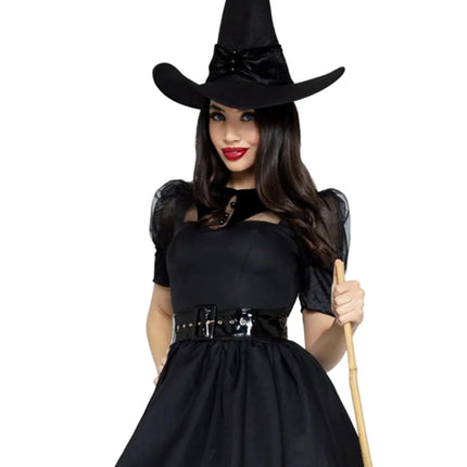 Halloween Jurk Zwart Dames Leg Avenue van Leg Avenue koop je bij Partywinkel