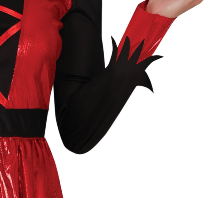 Halloween Jurk Zwart Rood Dames Duivel van Fiestas Guirca koop je bij Partywinkel
