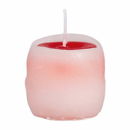 Halloween Kaars Bloederig Schedel 6cm van Fiestas Guirca koop je bij Partywinkel