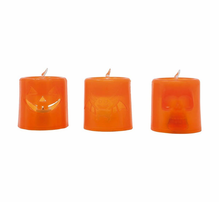 Halloween Kaarsen 12st van Fiestas Guirca koop je bij Partywinkel