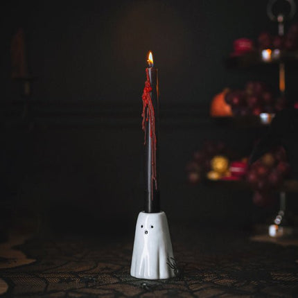 Halloween Kaarsenhouder Spook 8cm 6st van Partydeco koop je bij Partywinkel