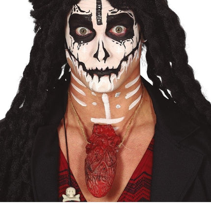 Halloween Ketting Bloederig Hart van Fiestas Guirca koop je bij Partywinkel