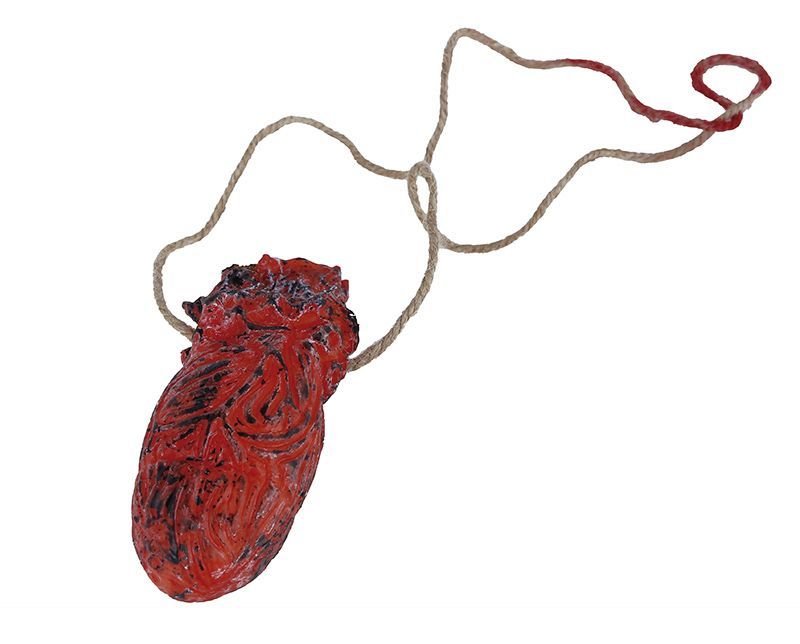 Halloween Ketting Bloederig Hart van Fiestas Guirca koop je bij Partywinkel