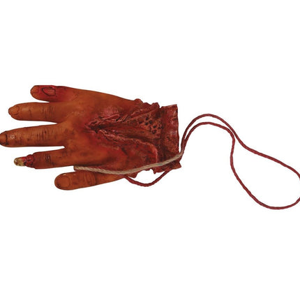 Halloween Ketting Bloederige Hand van Fiestas Guirca koop je bij Partywinkel