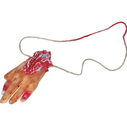 Halloween Ketting Bloederige Hand van Fiestas Guirca koop je bij Partywinkel