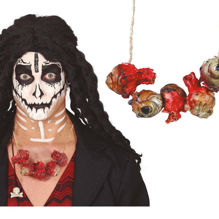 Halloween Ketting Bloederige Ogen van Fiestas Guirca koop je bij Partywinkel