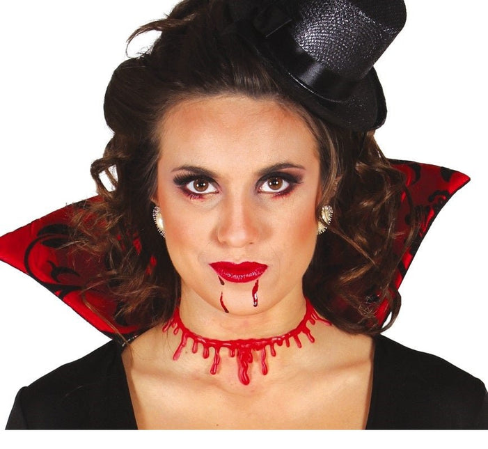 Halloween Ketting Doorgesneden Keel van Fiestas Guirca koop je bij Partywinkel