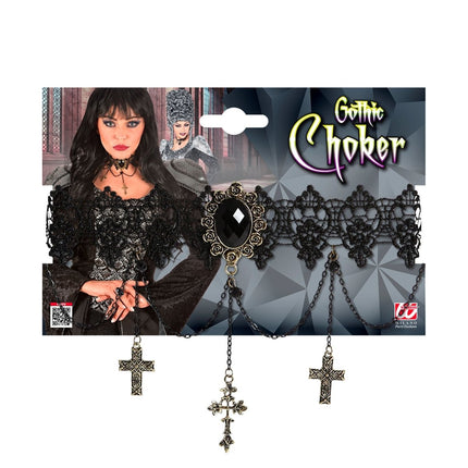 Halloween Ketting Met Kruizen van Widmann koop je bij Partywinkel