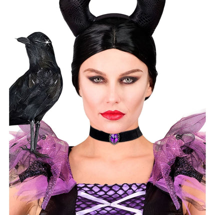 Halloween Ketting Paarse Steen van Widmann koop je bij Partywinkel