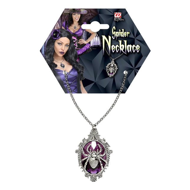 Halloween Ketting Spin Met Steen van Widmann koop je bij Partywinkel
