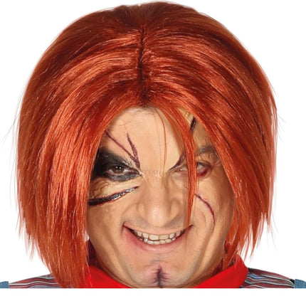 Halloween Killer Doll Pruik van Fiestas Guirca koop je bij Partywinkel