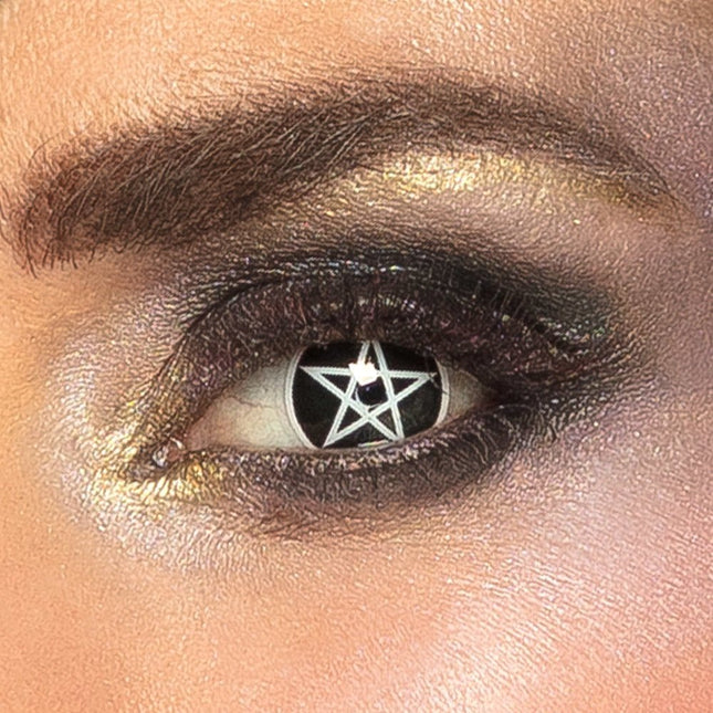 Halloween Kleurlenzen Pentagram van Boland koop je bij Partywinkel