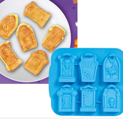 Halloween Koekvormpjes Grafstenen 21cm van Fiestas Guirca koop je bij Partywinkel