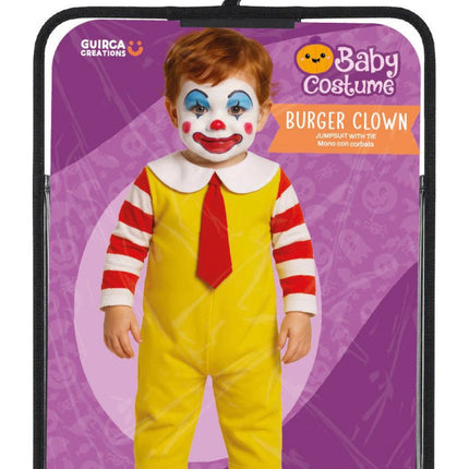 Halloween Kostuum Baby Mac Donalds Clown van Fiestas Guirca koop je bij Partywinkel