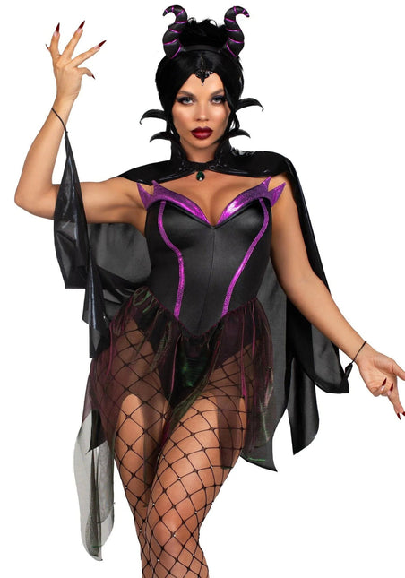 Halloween Kostuum Dames Bodysuit Evil Enchantress Leg Avenue van Leg Avenue koop je bij Partywinkel