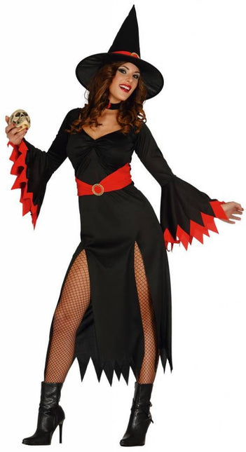 Halloween Kostuum Dames Heks Rood van Fiestas Guirca koop je bij Partywinkel