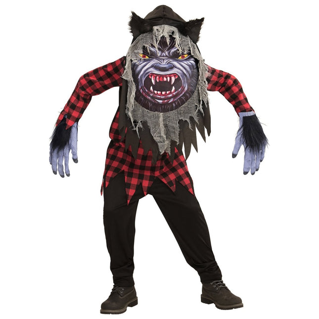 Halloween Kostuum Grijs Weerwolf van Widmann koop je bij Partywinkel