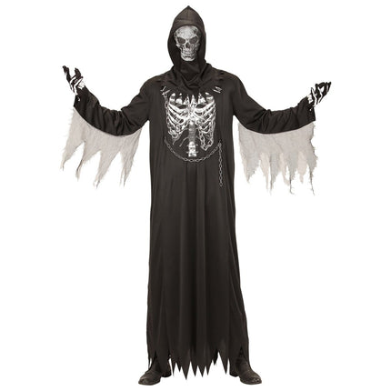 Halloween Kostuum Heren Reaper Skelet van Widmann koop je bij Partywinkel