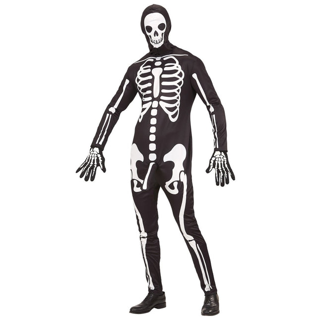 Halloween Kostuum Heren Skelet 3 delig van Widmann koop je bij Partywinkel