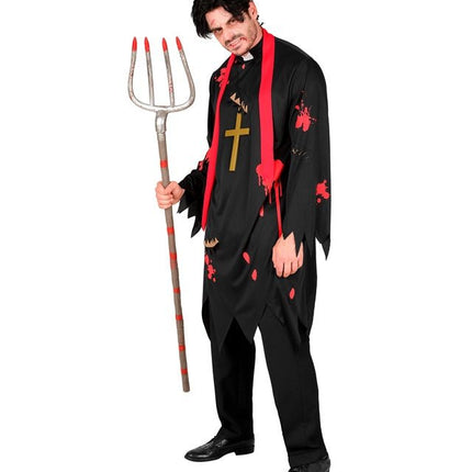 Halloween Kostuum Heren Zombie Priester van Widmann koop je bij Partywinkel