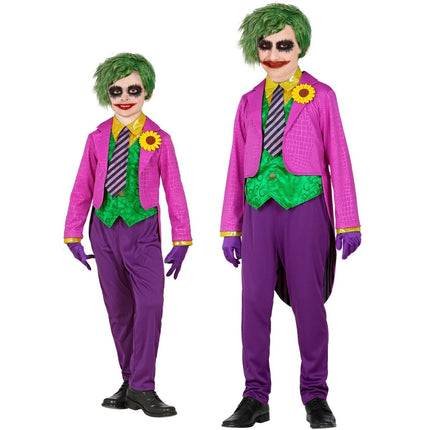 Halloween Kostuum Kind Joker van Widmann koop je bij Partywinkel
