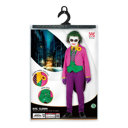Halloween Kostuum Kind Joker van Widmann koop je bij Partywinkel
