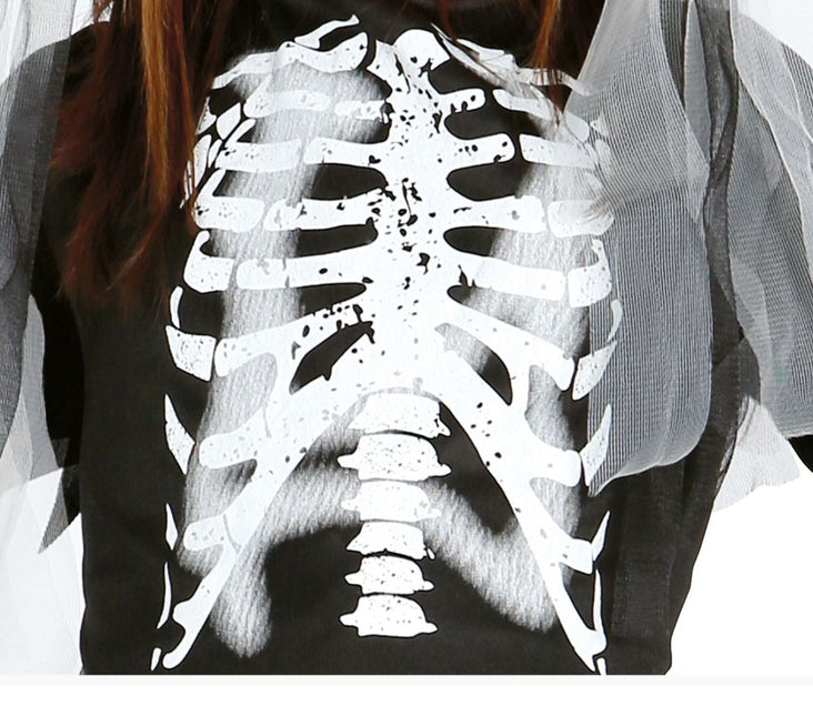 Halloween Kostuum Kind Jurkje Skelet van Fiestas Guirca koop je bij Partywinkel