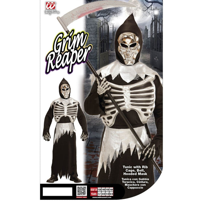 Halloween Kostuum Kind Magere Hein 3 delig van Widmann koop je bij Partywinkel