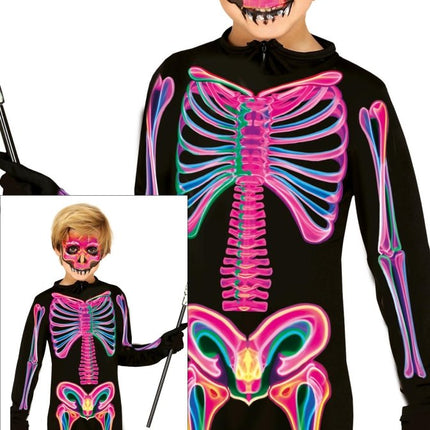 Halloween Kostuum Kind Neon Skelet van Fiestas Guirca koop je bij Partywinkel
