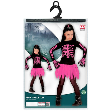 Halloween Kostuum Meisje Balerina Skelet van Widmann koop je bij Partywinkel