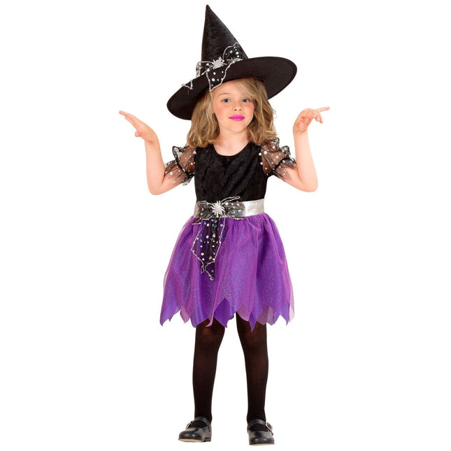 Halloween Kostuum Meisje Heks 2 delig van Widmann koop je bij Partywinkel