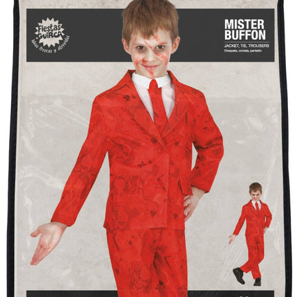 Halloween Kostuum Rood Jongen van Fiestas Guirca koop je bij Partywinkel