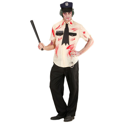Halloween Kostuum Zombie Politie van Widmann koop je bij Partywinkel