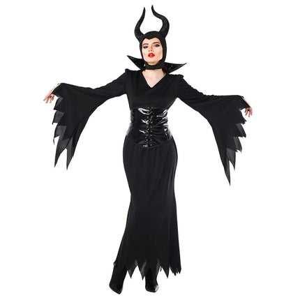 Halloween Kostuum Zwart Dames Heks van Boland koop je bij Partywinkel