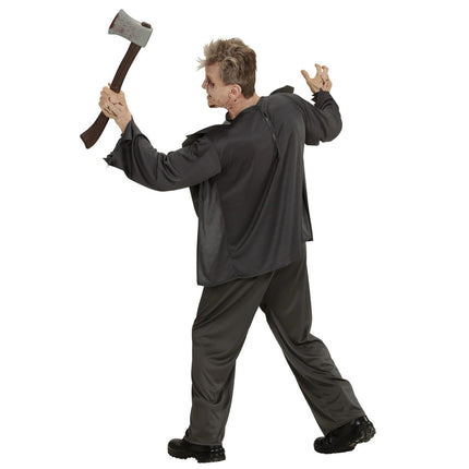 Halloween Kostuum Zwart Heren Zombie van Widmann koop je bij Partywinkel