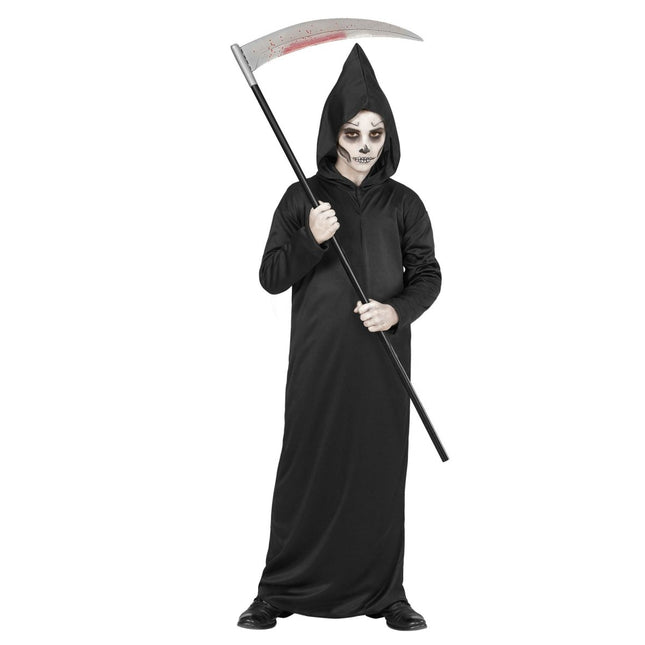 Halloween Kostuum Zwart Kind Grim Reaper van Widmann koop je bij Partywinkel