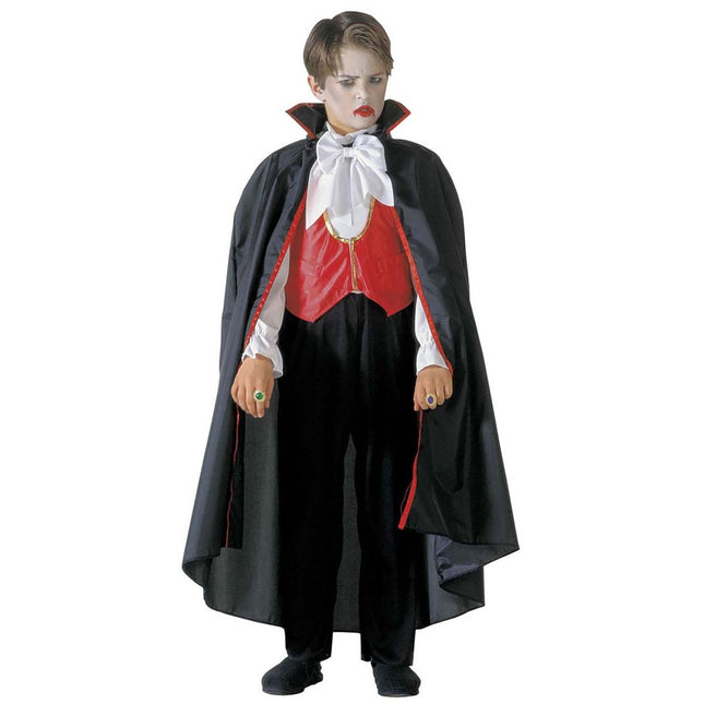 Halloween Kostuum Zwart Rood Jongen Dracula van Widmann koop je bij Partywinkel