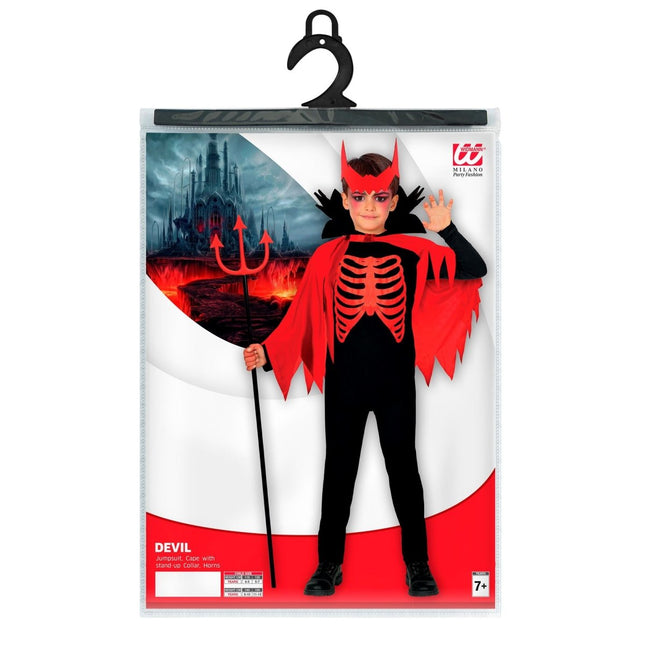 Halloween Kostuum Zwart Rood Jongen Duivel van Widmann koop je bij Partywinkel