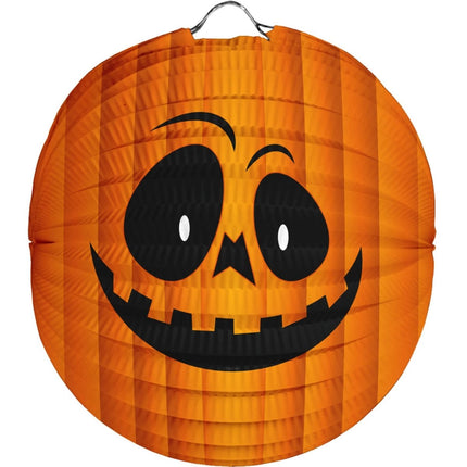 Halloween Lampion Pompoen 22cm van Folat koop je bij Partywinkel