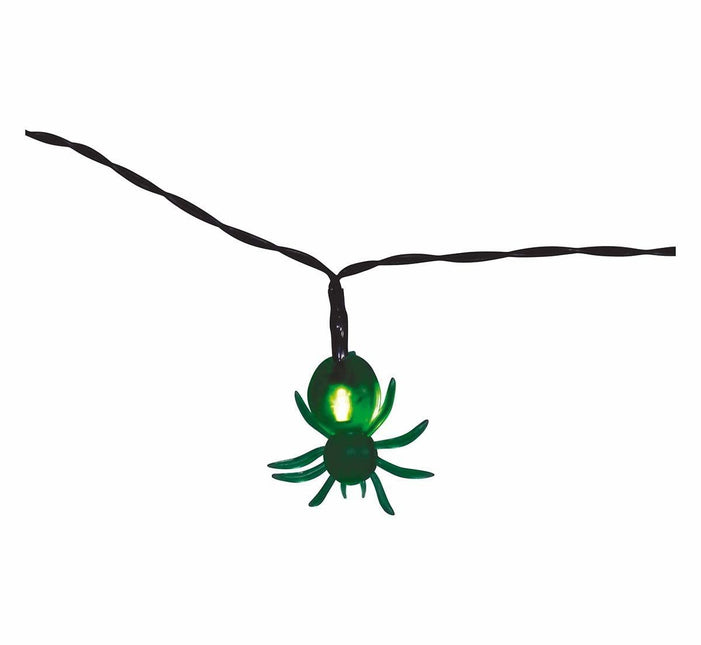 Halloween Led Lampjes Spinnen 1,55m van Fiestas Guirca koop je bij Partywinkel