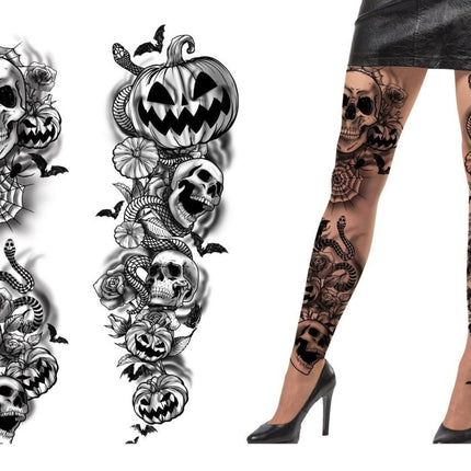Halloween Legging Tattoos van Fiestas Guirca koop je bij Partywinkel