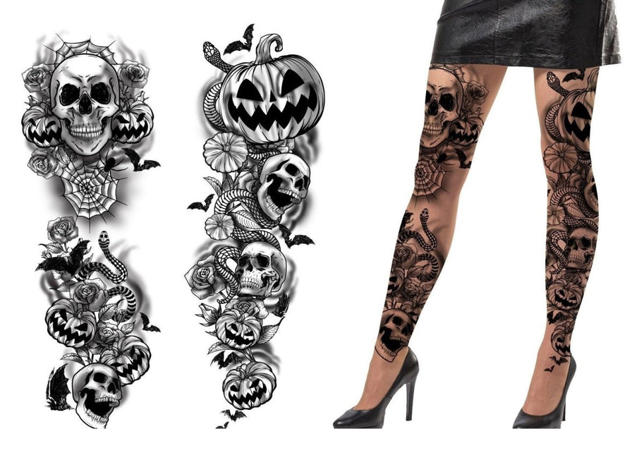 Halloween Legging Tattoos van Fiestas Guirca koop je bij Partywinkel