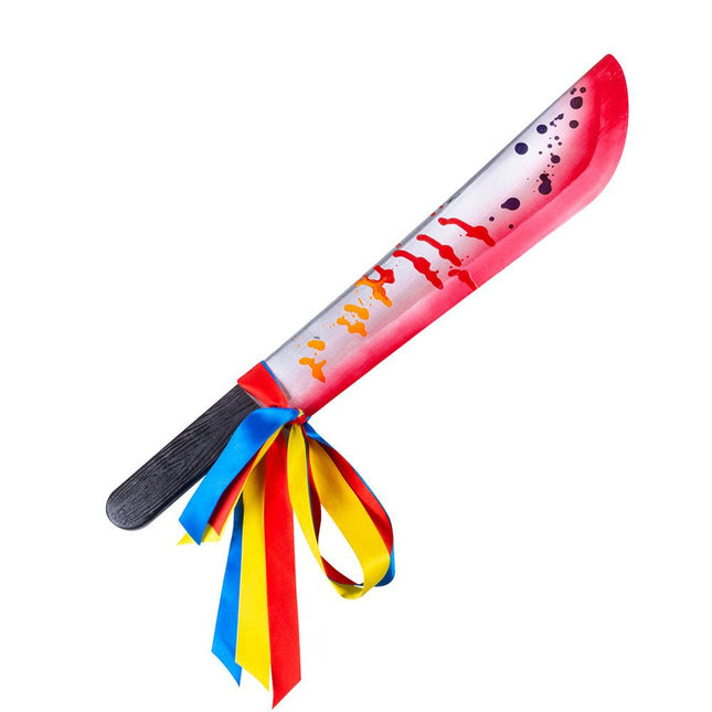 Halloween Machete Clown 53cm van Boland koop je bij Partywinkel