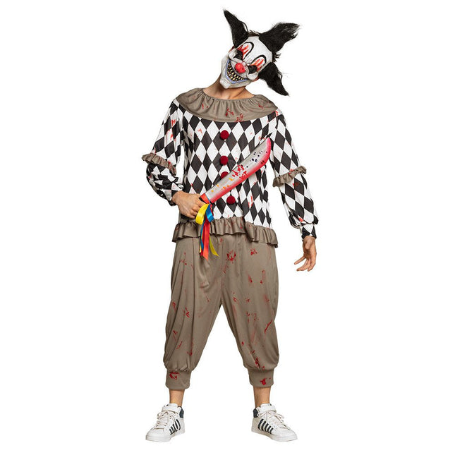 Halloween Machete Clown 53cm van Boland koop je bij Partywinkel